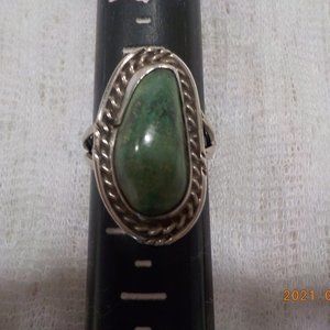 Native American Sterling/Turq Ring